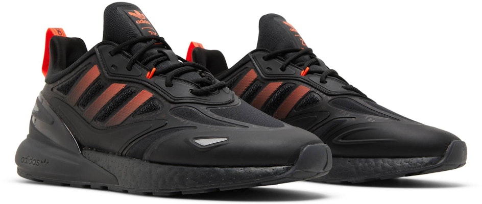 Adidas Originals ZX 2K Boost 2.0 輕便透氣舒適 低筒運動鞋 黑橙 Cheap Adidas Originals ZX 2K Boost 2.0 輕便透氣舒適 低筒運動鞋 黑橙