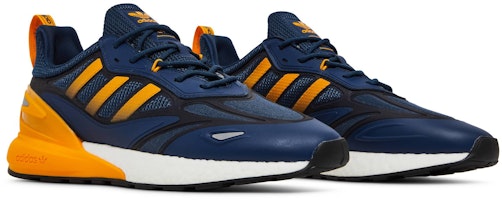 adidas originals ZX 2K BOOST 2.0 防滑耐磨輕便 低筒 運動休閒鞋 男女款 藍黃 Cheap adidas originals ZX 2K BOOST 2.0 防滑耐磨輕便 低筒 運動休閒鞋 男女款 藍黃