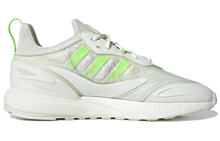 Order adidas originals ZX 2K Boost 2.0 減震防滑 復古運動鞋 白綠色