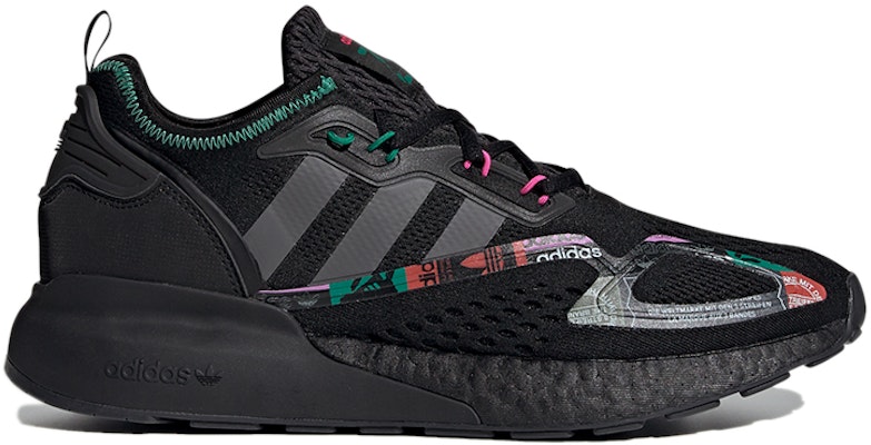 adidas ZX 2K Boost 'Hitam Hijau Terang' GX2719 Order adidas ZX 2K Boost 'Hitam Hijau Terang' GX2719