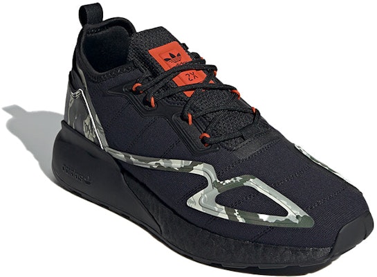 阿迪达斯 ZX 2K Boost '黑色迷彩' GW2328 Lookbook 阿迪达斯 ZX 2K Boost '黑色迷彩' GW2328
