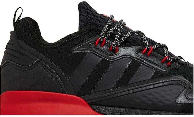 adidas Originals ZX 2K Boost 百搭舒適 潮流 耐磨防滑 低筒 生活休閒鞋 男款 黑紅 Order adidas Originals ZX 2K Boost 百搭舒適 潮流 耐磨防滑 低筒 生活休閒鞋 男款 黑紅