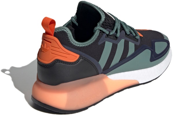 阿迪达斯 ZX 2K Boost "黑色科技绿宝石" FZ0218 Shop 阿迪达斯 ZX 2K Boost "黑色科技绿宝石" FZ0218