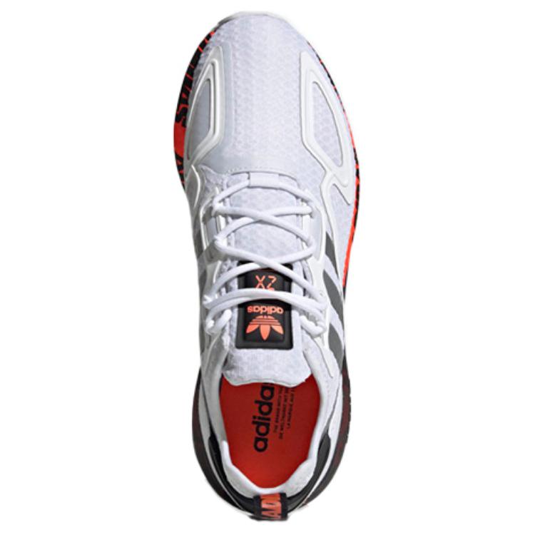 Shop ZX 2Kブースト 白 (大胆なロゴ) FX7030