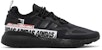 adidas ZX 2K Boost 'Bold Logo Graphic - Hitam' FX7038