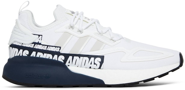 adidas ZX 2K Boost 'Logo Bold Grafis - Putih Navy' FX7036 Buy adidas ZX 2K Boost 'Logo Bold Grafis - Putih Navy' FX7036