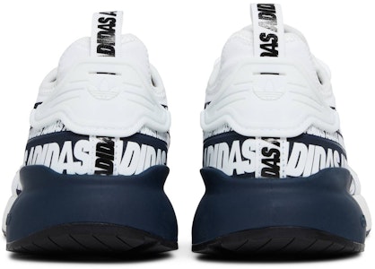 adidas ZX 2K Boost 'Logo Bold Grafis - Putih Navy' FX7036 Details for adidas ZX 2K Boost 'Logo Bold Grafis - Putih Navy' FX7036