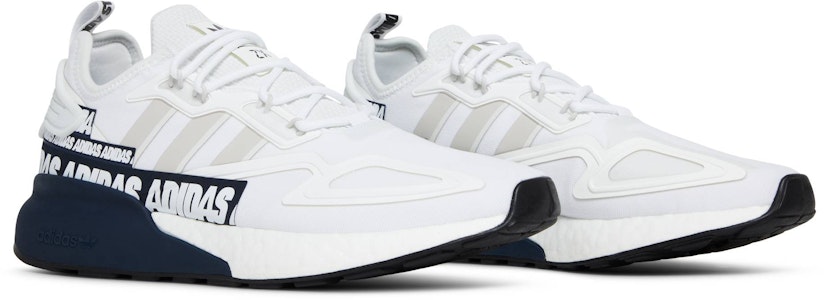 adidas ZX 2K Boost 'Logo Bold Grafis - Putih Navy' FX7036 Cheap adidas ZX 2K Boost 'Logo Bold Grafis - Putih Navy' FX7036