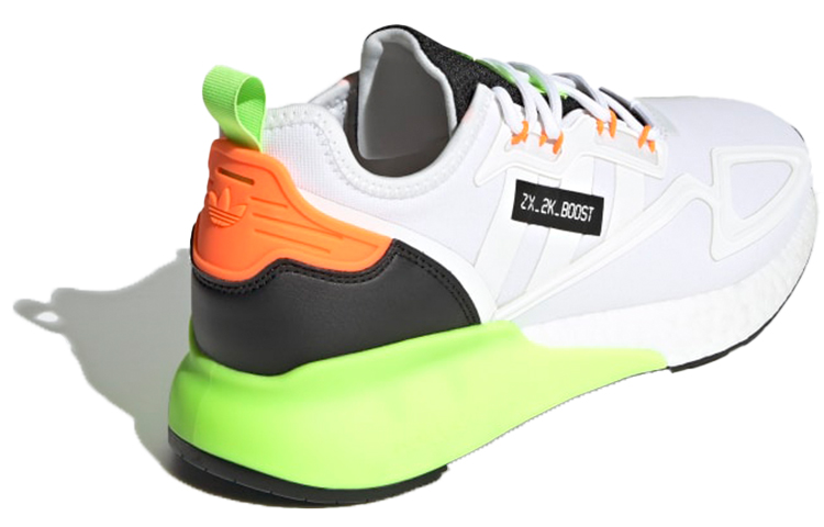 Shop adidas originals ZX 2K Boost 白綠
