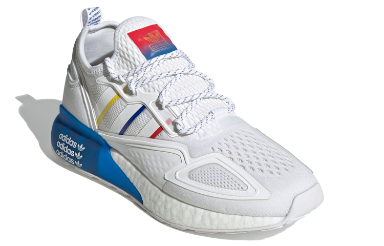 adidas ZX 2K Boost 'Footwear White Blue' 圖 3