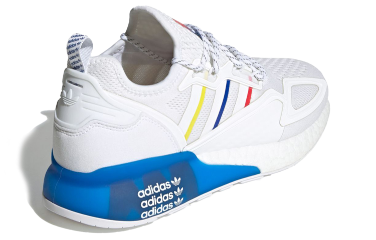 adidas ZX 2K Boost 'Footwear White Blue' 圖 4