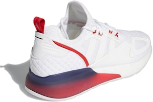 adidas Originals ZX 2K Boost 白紅色 Shop adidas Originals ZX 2K Boost 白紅色