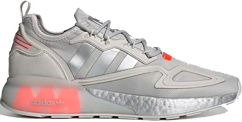 Buy adidas ZX 2K Boost Grey Silver Metallic FX7028 Novelship
