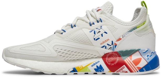 adidas ZX 2K Boost 'Logo Multi-Warna' GX2718 Lookbook adidas ZX 2K Boost 'Logo Multi-Warna' GX2718