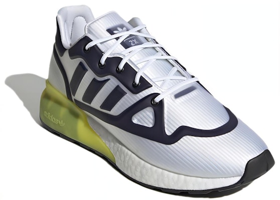 아디다스 ZX 2K 부스트 퓨처쉘 '화이트 애시드 옐로우' G55509 Lookbook 아디다스 ZX 2K 부스트 퓨처쉘 '화이트 애시드 옐로우' G55509