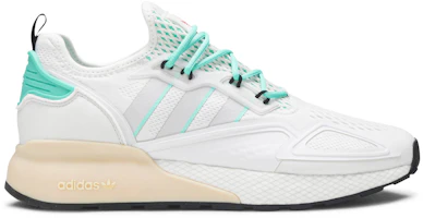 adidas ZX 2K Boost Grey One Hi-Res Green FX4172 adidas ZX 2K Boost Grey One Hi-Res Green FX4172