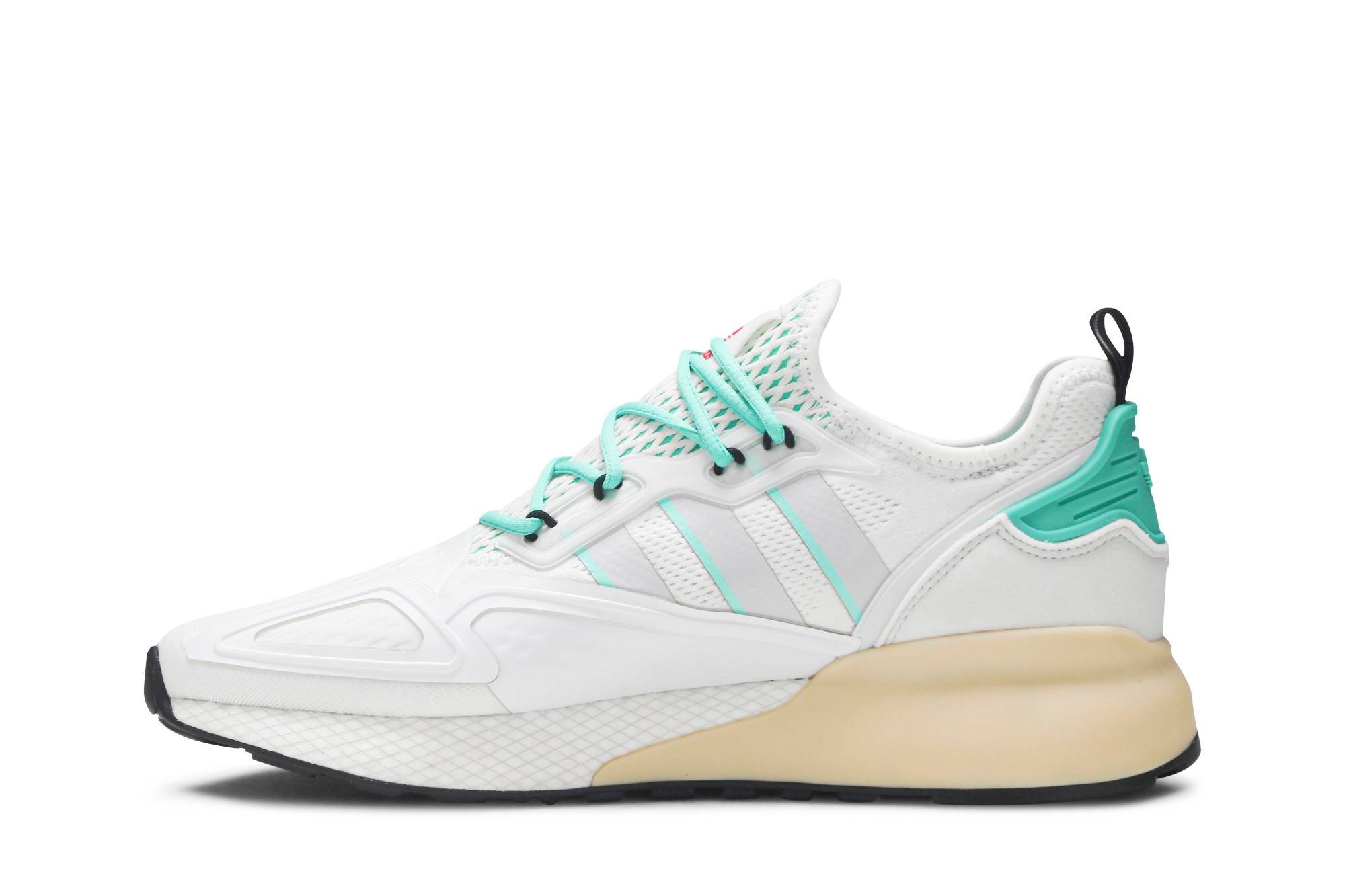 Lookbook 아디다스 ZX 2K 부스트 그레이 원 하이레즈 그린 FX4172