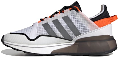 adidas ZX 2K Boost Pure 'White Grey Orange' H06568 adidas ZX 2K Boost Pure 'White Grey Orange' H06568