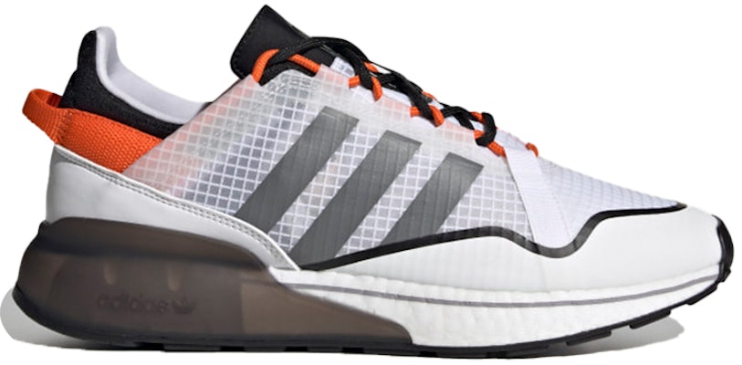 adidas ZX 2K Boost Pure 'Putih Kelabu Oren' H06568 Order adidas ZX 2K Boost Pure 'Putih Kelabu Oren' H06568