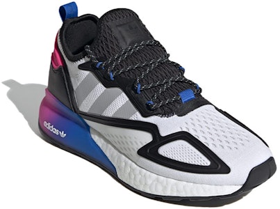 ZX 2Kブースト 白/マルチ紫ピンク FX8835 Lookbook ZX 2Kブースト 白/マルチ紫ピンク FX8835