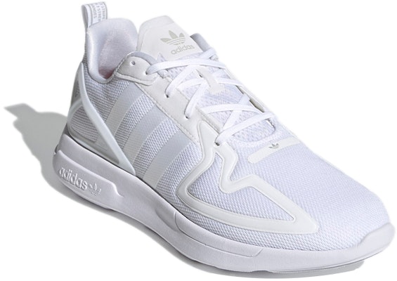 adidas ZX 2K Flux 'Cloud White' Putih Awan FV9972 Lookbook adidas ZX 2K Flux 'Cloud White' Putih Awan FV9972