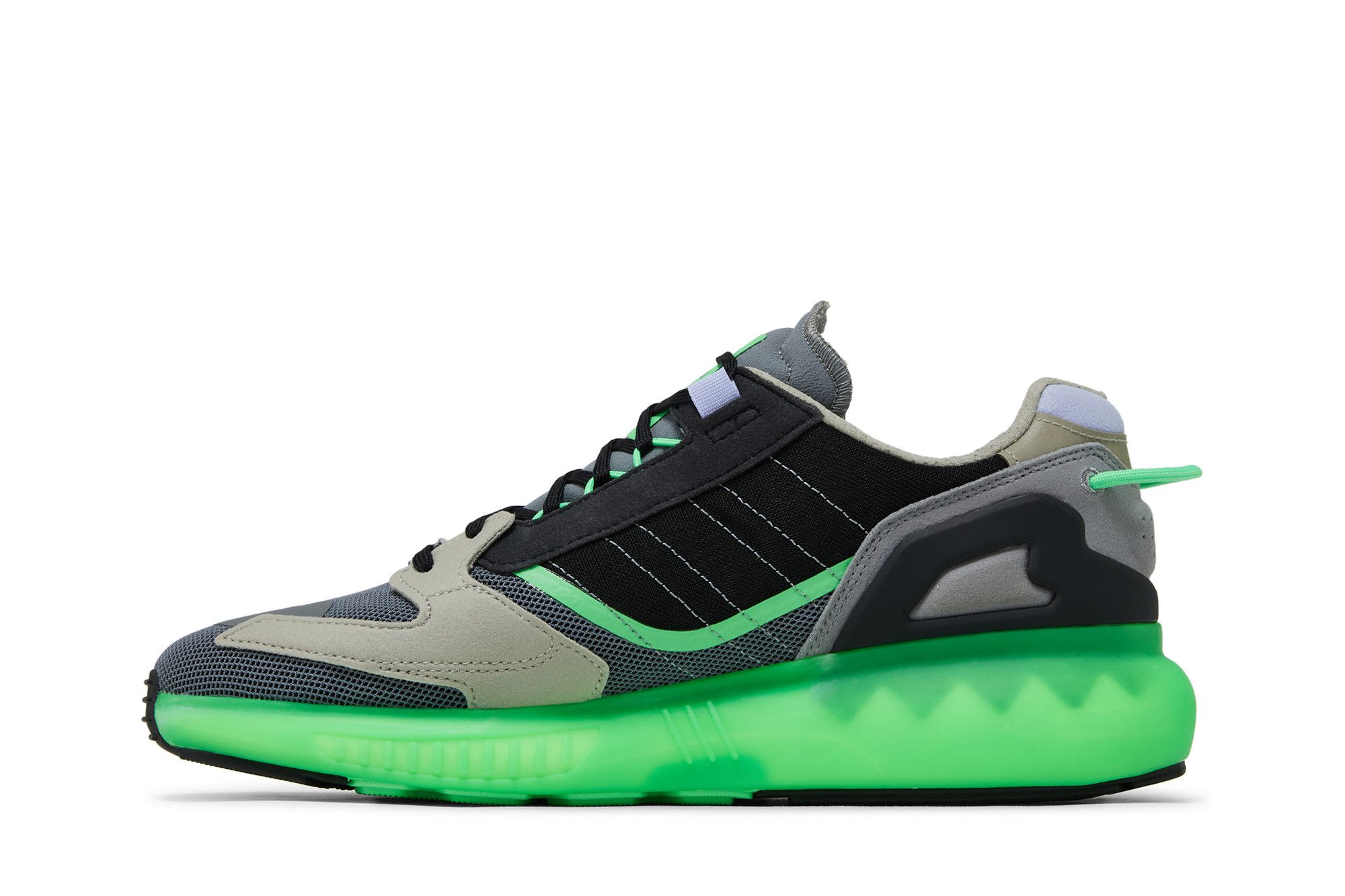 Lookbook adidas ZX 5000 ''Grigio Screaming Green'' GV7701