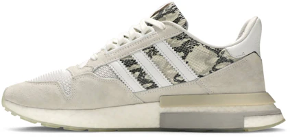 Lookbook Adidas Originals ZX 500 RM BOOST 男款 棕色拼接蛇紋輕便防滑低幫復古籃球鞋