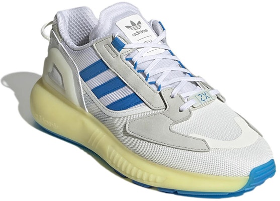 阿迪达斯 ZX 5K Boost '白蓝狂潮' GX2030 Lookbook 阿迪达斯 ZX 5K Boost '白蓝狂潮' GX2030