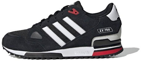 adidas ZX 750 Black White Red FY1466 adidas ZX 750 Black White Red FY1466