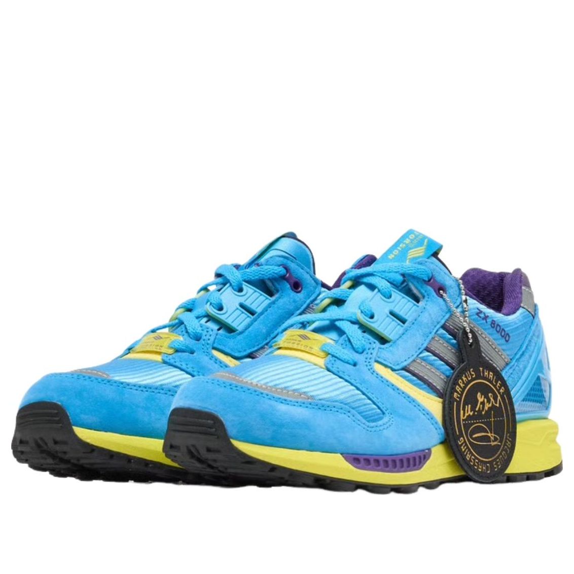 Shop adidas ZX 8000 ''Consortium Biru Glow Ungu Unity'' JQ6739