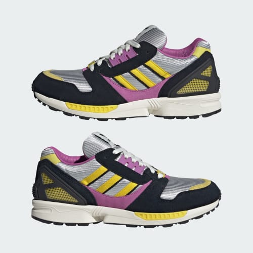 Sizing adidas ZX 8000 MIG Nero/Nero Core/Lilla Chiaro/Giallo Chiaro IH4113