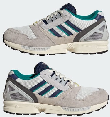 阿迪达斯ZX 8000复古运动鞋 零金属/深蓝/动力绿 KI1376 Sizing 阿迪达斯ZX 8000复古运动鞋 零金属/深蓝/动力绿 KI1376