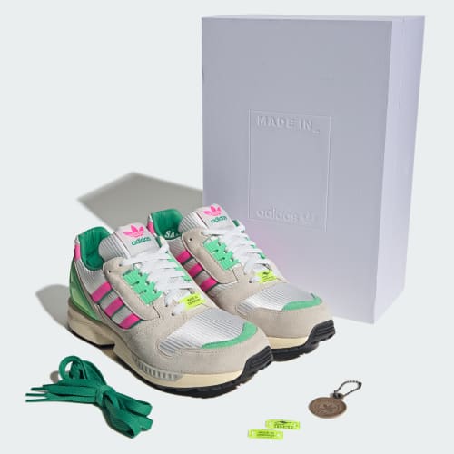 Cheap adidas ZX 8000 Sneakers Bianco Sporco/Rosa Lucido/Verde Semi Court KI4726