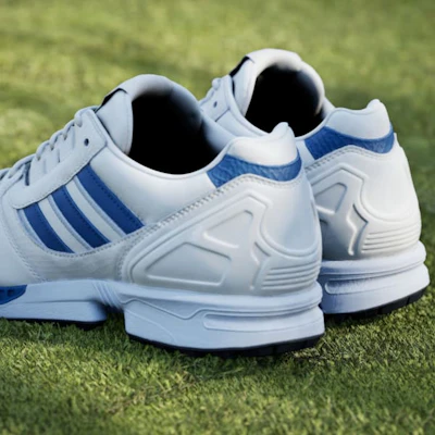 adidas ZX 8000 Spikeless Golf Shoes Off White/Dusky Petrol/Crystal Sky JQ3446 2