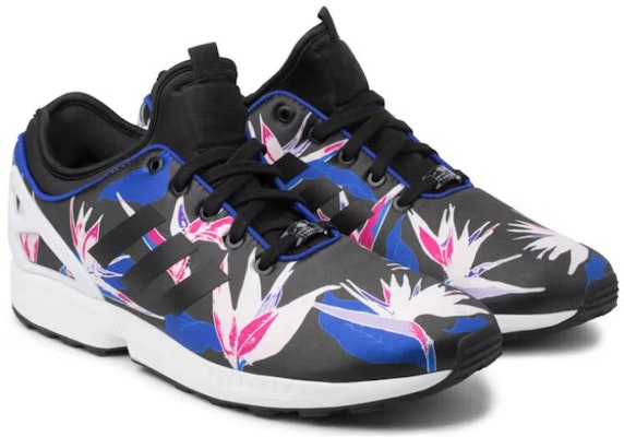 adidas ZX Flux NPS 'Black Blue Yellow' B34467 Lookbook adidas ZX Flux NPS 'Black Blue Yellow' B34467