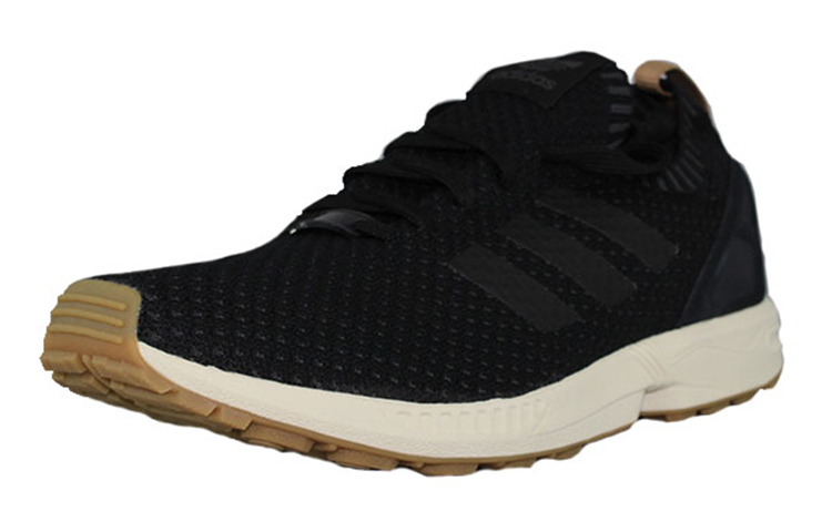 Shop 阿迪达斯 ZX Flux Primeknit '黑色生胶' BA7371