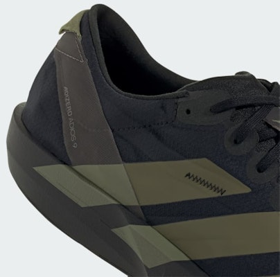 Adizero Japan 9 Running Shoes - Adidas Core Black/Focus Olive/Charcoal JP6315 Cheap Adizero Japan 9 Running Shoes - Adidas Core Black/Focus Olive/Charcoal JP6315