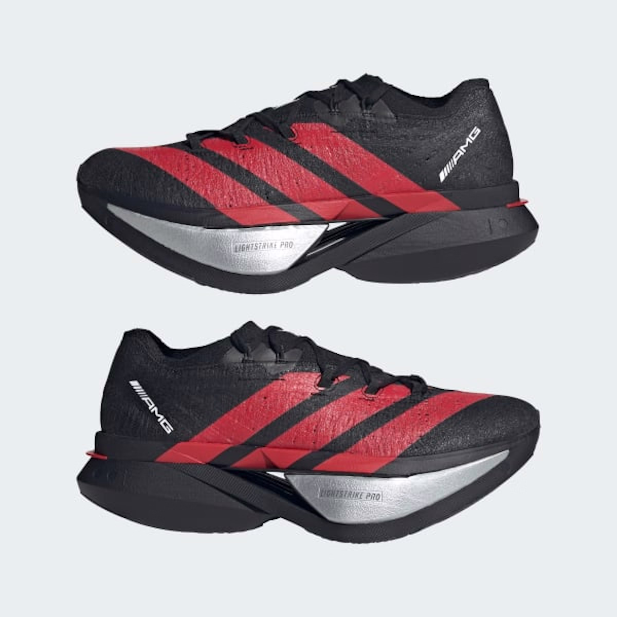 ADIZERO PRIME X3 STRUNG AMG by Adidas x AMG Collaboration Core Black/Lucid Red/Cloud White