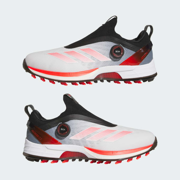 Cheap Adizero ZG BOA Spikeless Golf 'White Lucid Red'