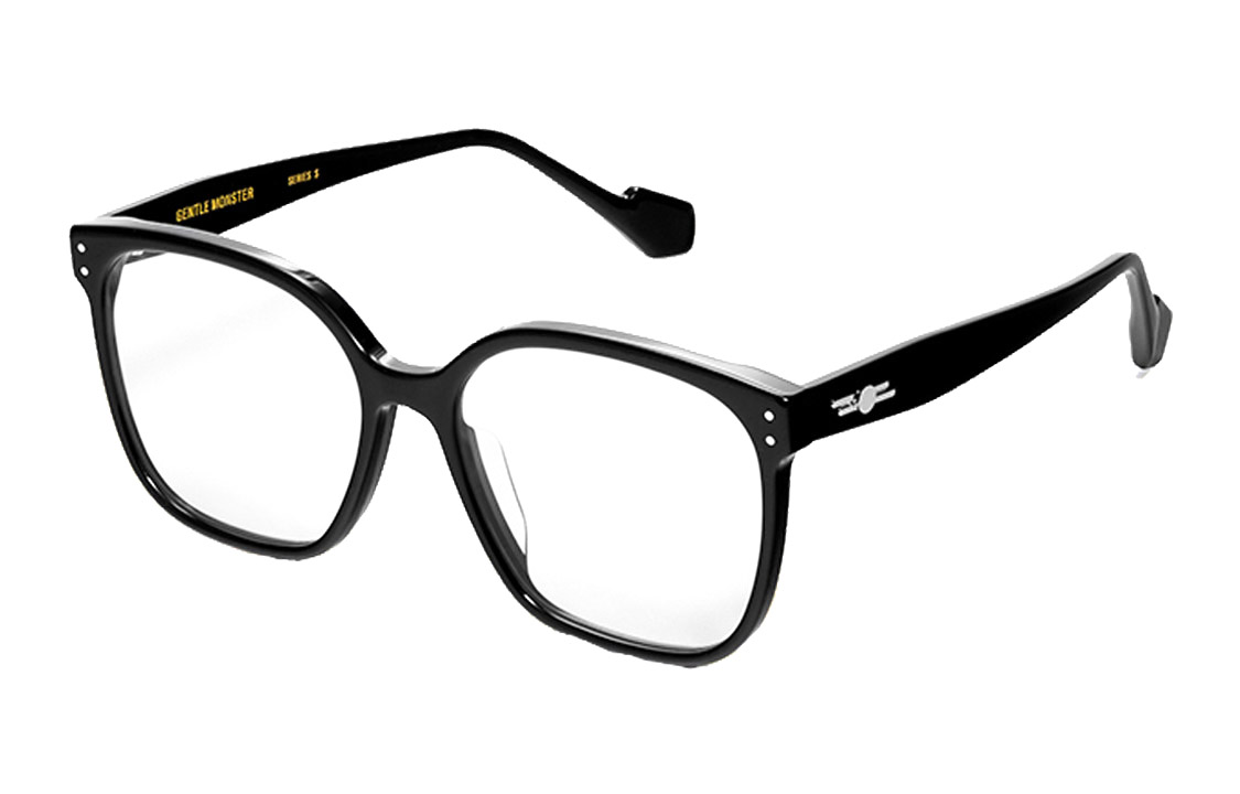 Adjustable GENTLE MONSTER ATA Square Black Optical Glasses Unisex Eyewear Frame ATA-01