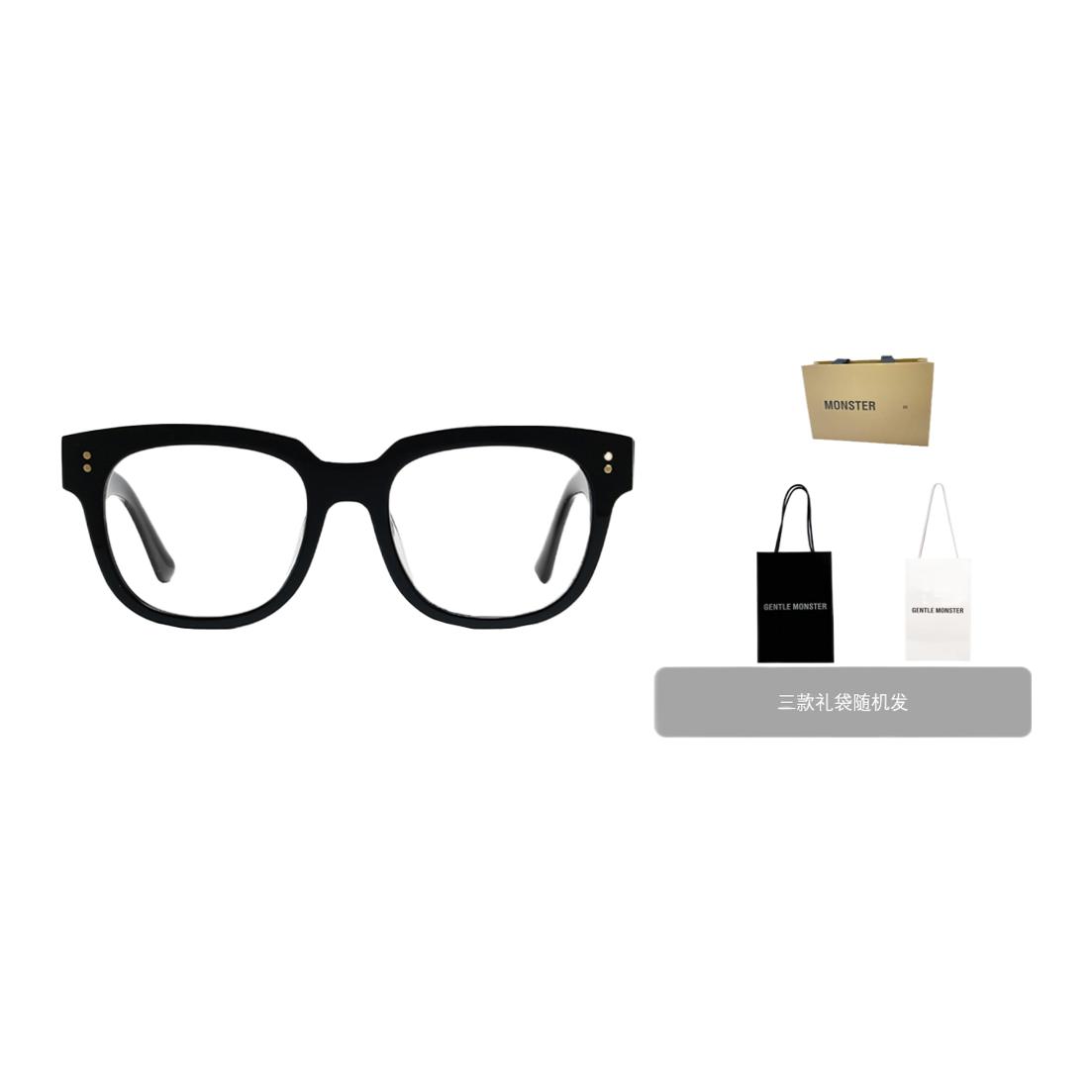 Adjustable GENTLE MONSTER UnaC-01 Oval Optical Glasses Black Unisex Couples Frame UNAC-01 圖 5