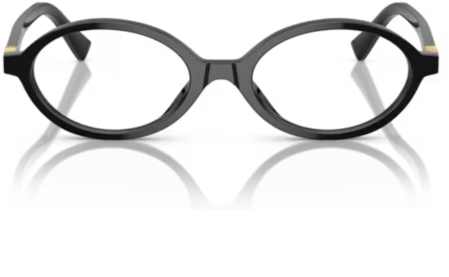 MIU MIU 可调节黑色椭圆醋酸镜框光学眼镜 男女情侣款 MU 01XV 1AB1O1 Lookbook MIU MIU 可调节黑色椭圆醋酸镜框光学眼镜 男女情侣款 MU 01XV 1AB1O1