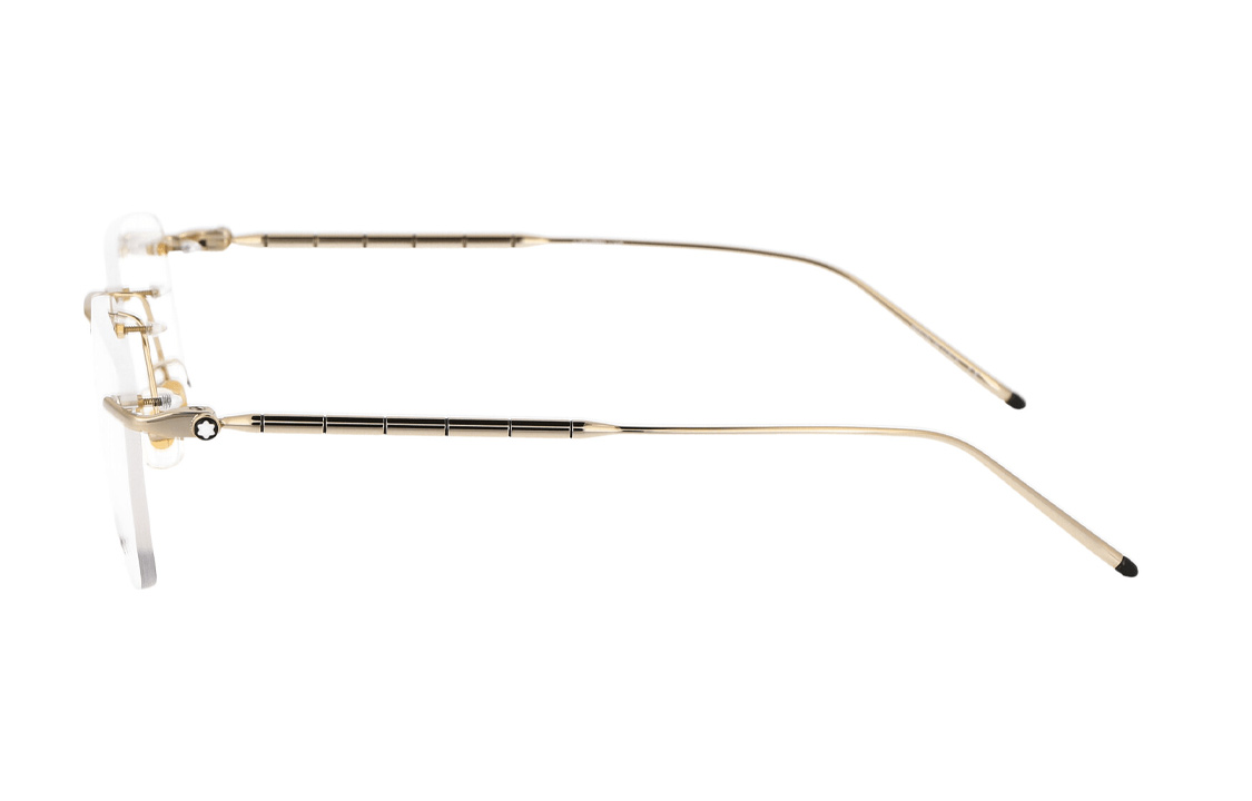 Adjustable MONTBLANC Rectangular Alloy Optical Glasses Unisex Stylish Design MB0215O001 圖 4