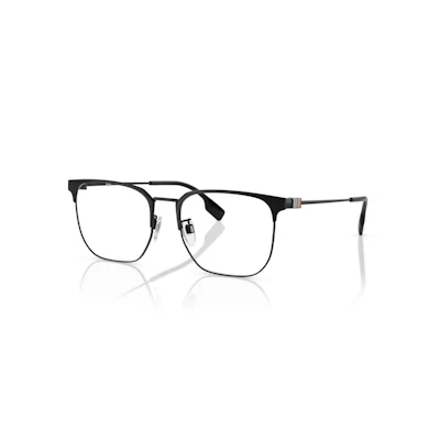 Adjustable Prescription Burberry 1383D Rectangle Optical Glasses Black for Men BE1383D