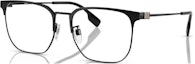 Order Burberry 1383D Rectangle Optical Glasses Black for Men BE1383D