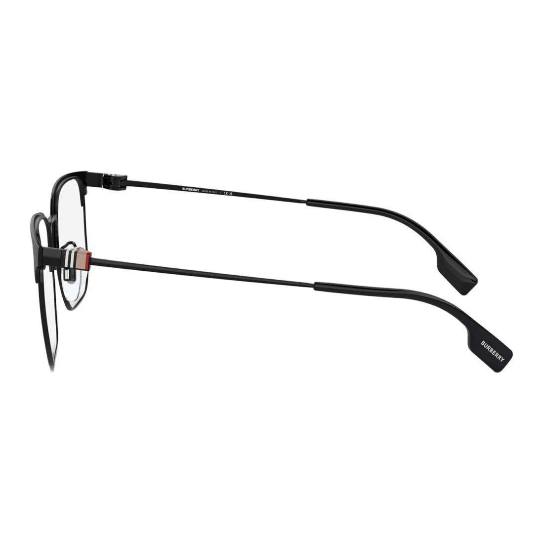 Shop Cermin Mata Optikal Rectangular Burberry 1383D Hitam Laras untuk Lelaki. BE1383D