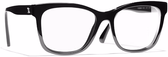 Order Kacamata Optik Pria CHANEL Hitam Acetate Irregular Adjustable Prescription. CH3392C50153