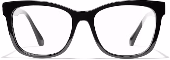 Lookbook Kacamata Optik Pria CHANEL Hitam Acetate Irregular Adjustable Prescription. CH3392C50153
