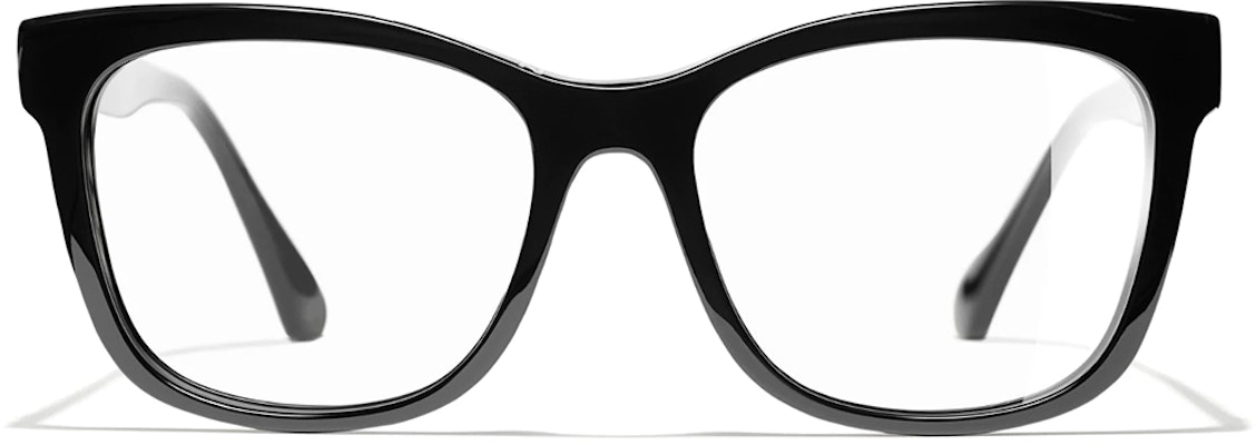 可调节处方CHANEL黑色不规则醋酸光学眼镜男款 CH3392C50153 Lookbook 可调节处方CHANEL黑色不规则醋酸光学眼镜男款 CH3392C50153