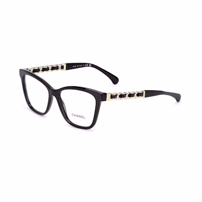 Adjustable Prescription CHANEL Oval Frame Optical Glasses for Men - Stylish & Comfortable CH3429QC622